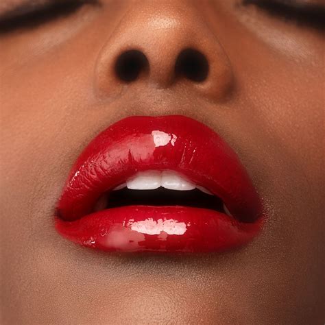 African American woman with red lips | premium image by rawpixel.com / Jira | Red lips, African ...