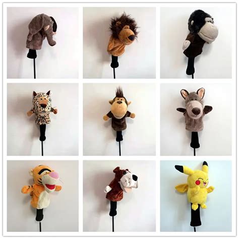 Cartoon Animal Golf Fairway Woods Headcovers Lovely Golf Clubs Head Covers Multi Style For Men ...