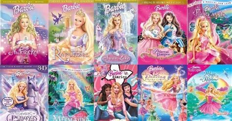 The (Almost) Entire List of the Barbie Movies