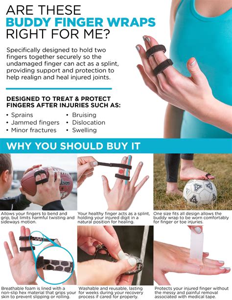 Buddy Tape Finger Splint | Wrap for Strapping Sprained & Jammed Joints