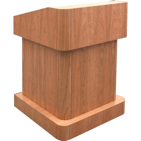 MLTR-32 | Marshall Furniture Traditional Radius Style Lectern | Marshall Furniture, Inc. | AV-iQ