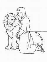 Daniel And The Lions Den Coloring Page Sizable  sketch template