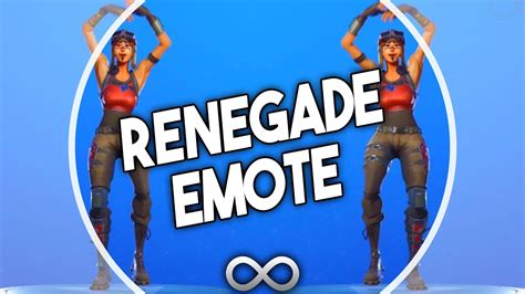 FORTNITE THE RENEGADE EMOTE with OG Renegade Raider skin - YouTube