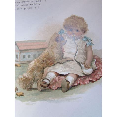 Offered is an antique baby book started at the birth of a baby girl in ...