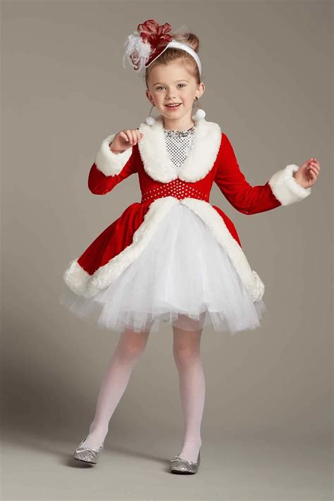 Rockettes® Santa Costume For Girls | Vestidos navideños para niña ...