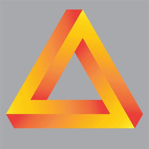 Triangle Logo Impossible 3D Shape Vector 12885509 Vector Art at Vecteezy