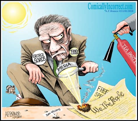 George Soros (Cartoon) by A.F Branco | ArtWanted.com