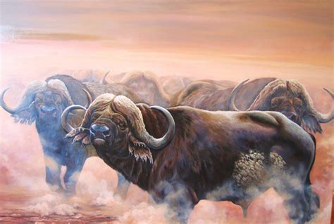 Buffalo Oil Painting at PaintingValley.com | Explore collection of ...