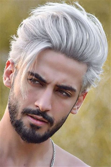 mens white hair - DeissyAnaam