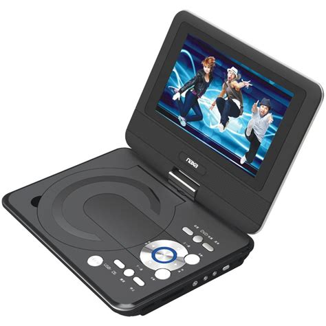 Naxa LARGE 9" LCD Swivel Screen Portable DVD Player with Car Plug and Remote Included - Walmart ...