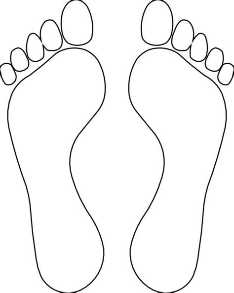 Clip Art Foot Outline - ClipArt Best