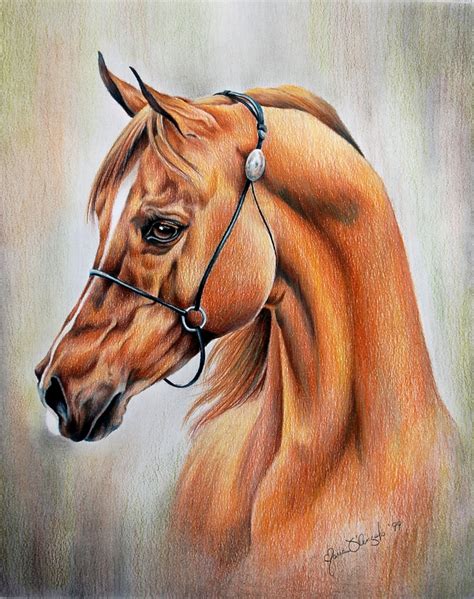 portrait of a horse painting