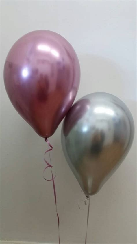 Chrome Mauve Chrome Silver Balloons Stunning Chrome Finish | Etsy