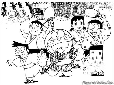 Mewarnai Gambar Doraemon | Mewarnai Gambar