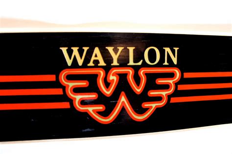 Vintage Vinyl Waylon Jennings Flying W Bumper by HingeVintage