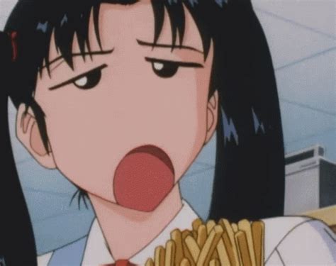 Anime Girl Eating Fries Eat Fries GIF - Anime Girl Eating Fries Anime Girl Eating Eating Fries ...