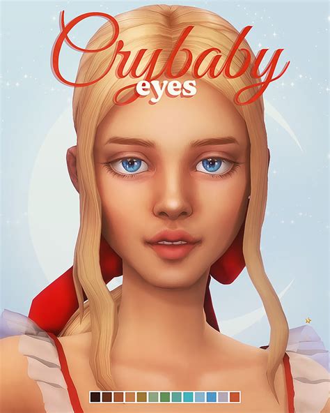 Crybaby eyes | Miiko on Patreon Sims 4 Cc Eyes, Sims 4 Mm, Sims 4 Body Mods, Sims Mods, Sims 4 ...