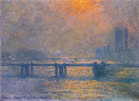 Claude Monet Charing Cross Bridge, the Thames II Painting Reproductions, Save 50-75%, Free ...