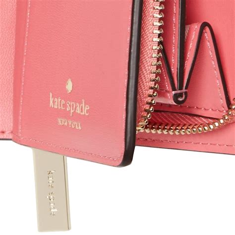 Kate Spade Staci Medium Compact Bifold Wallet in Garden Pink ...