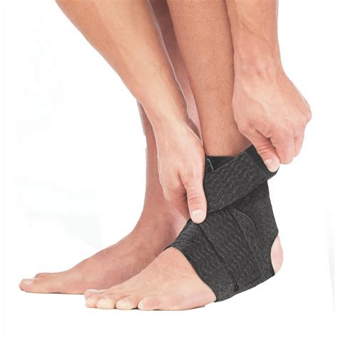 Mueller Green Adjustable Ankle Support Brace, Black, One Size Fits Most ...