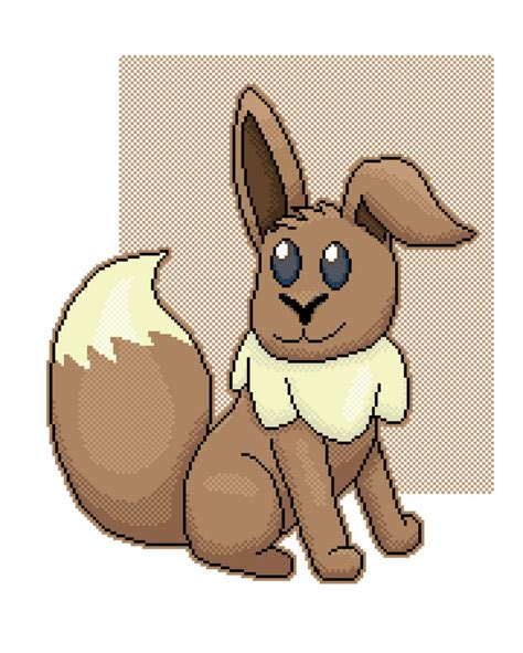 Eevee Pixel-Art by RandomRodger on DeviantArt