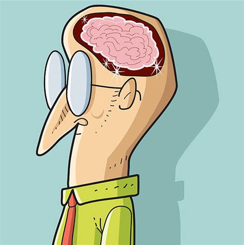Royalty Free Clip Art Of A Funny Brain Clip Art, Vector Images & Illustrations - iStock