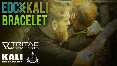NEW!!! - EDC Kali Self Defense Bracelet + Training Course - YouTube