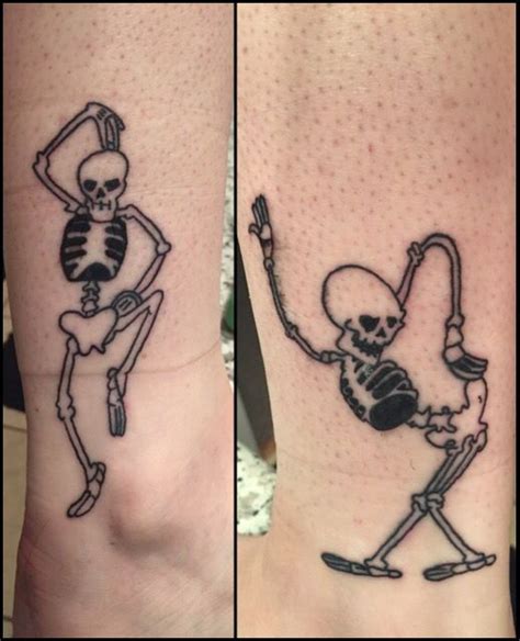 50 dancing skeleton tattoo ideas for men moving bone designs – Artofit