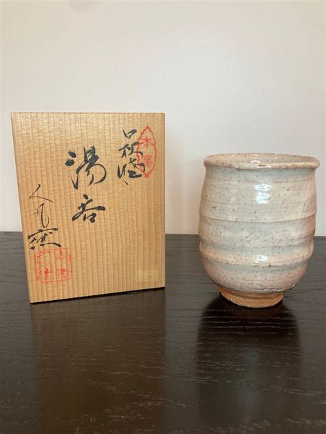 Japanese tea cup hagi yaki yunomi ceramic tea cup hagi ware – Artofit