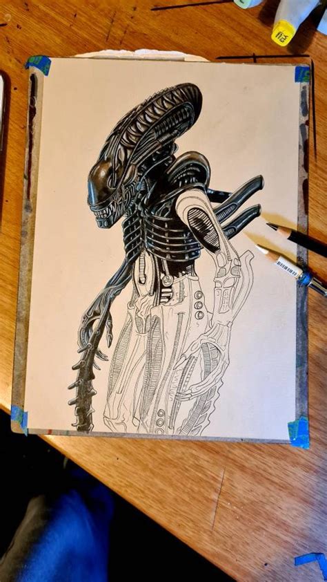 Xenomorph Sketch