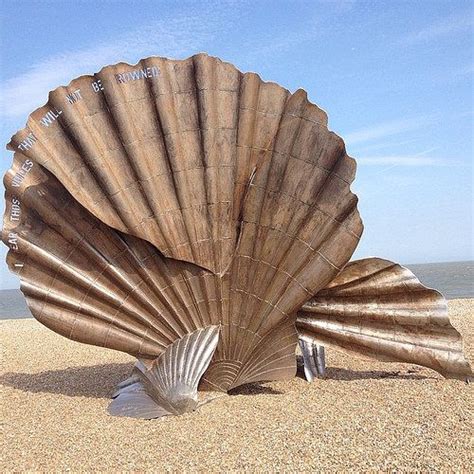 The Scallop sculpture by Maggie Hambling, Aldeburgh beach | Aldeburgh beach, Sculpture images ...