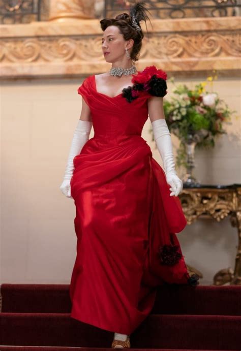 Queen of Roses - The Gilded Age Season 1 Episode 4 - TV Fanatic in 2022 | Event dresses, Gilded ...