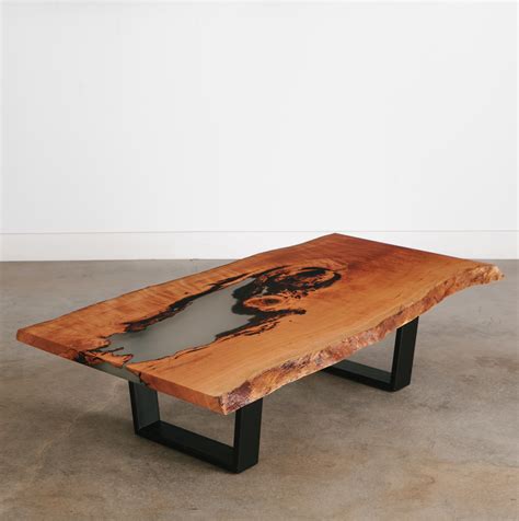 Cherry Coffee Table No. 265 | Elko Hardwoods | Modern Live Edge Furniture - Dining & Coffee ...