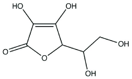 Chemical structure of vitamin C, ascorbic acid. | Download Scientific ...