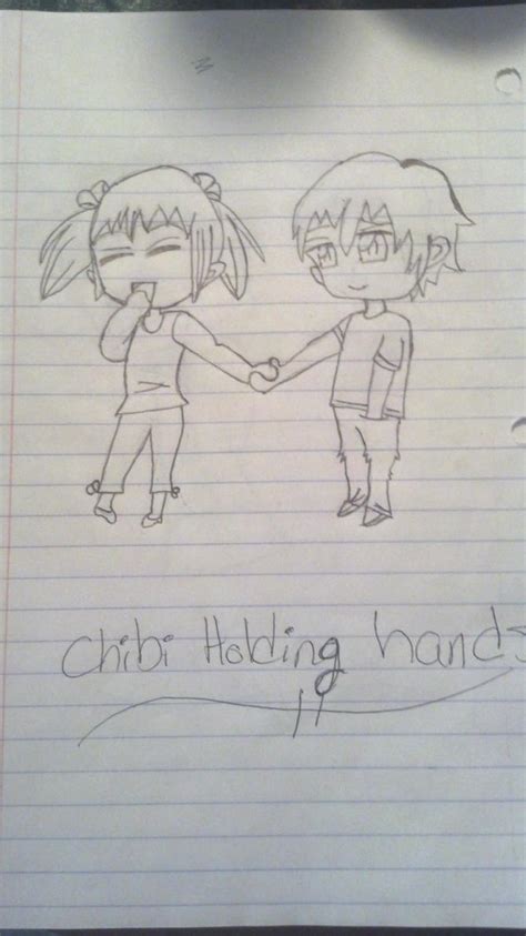 Chibi Holding Hands by KikaHyuga on DeviantArt