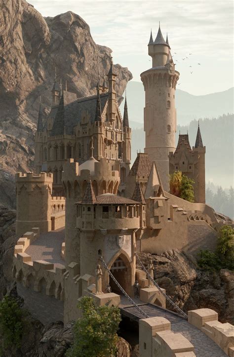 Pin by Sean S on Fantasy | Fantasy castle, Beautiful castles, Castle