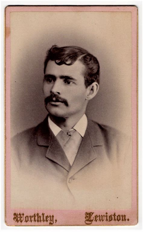 CARTE de VISITE PORTRAIT OF HANDSOME WIELL DRESSED YOUNG MAN : LEWISTON, MAINE | THE CABINET ...