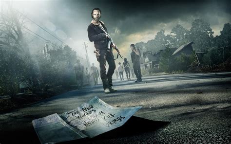 Rick Grimes in The Walking Dead - HD Wallpaper