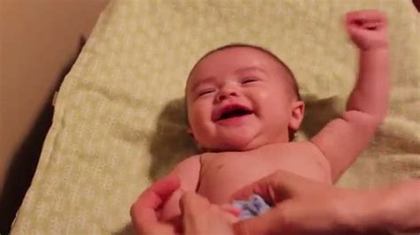 Cloth Tickles Baby - YouTube