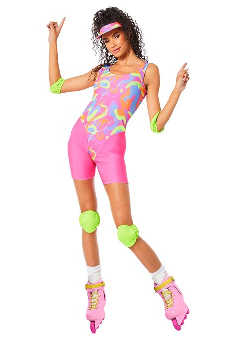 Women's Official Barbie Roller Blade Halloween Costume