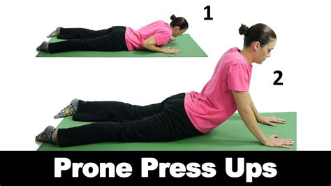 Prone Press Ups - Ask Doctor Jo - YouTube