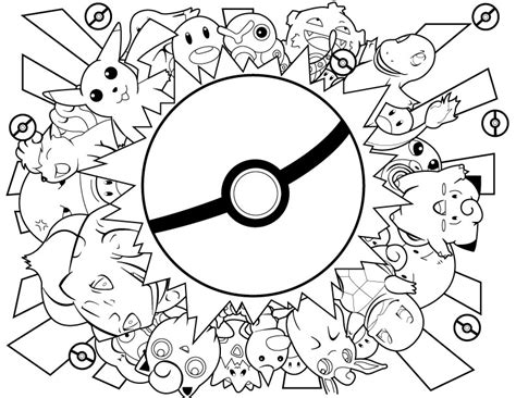 Pokemon- Lineart by nightXkitten on DeviantArt