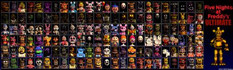 (FNAF UCN/SFM) The Complete Roster : r/fivenightsatfreddys