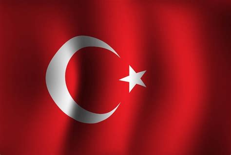 Premium Vector | Turkey Flag Background Waving 3D National Banner Wallpaper