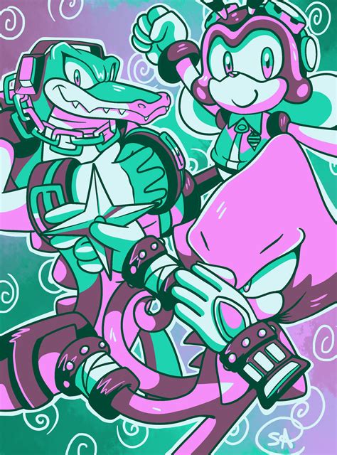 Color Palette Challenge #4 | Team Chaotix by SvanetianRose on DeviantArt