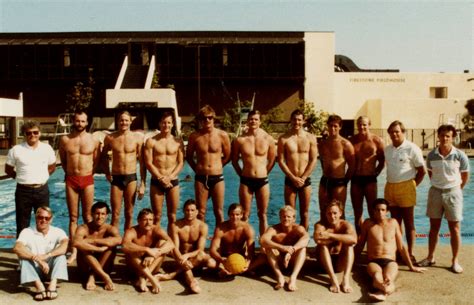 Water Polo legends: 1984, Los Angeles: The silver team of USA.