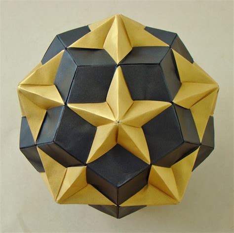 Origami Diagrams Compound of Dodecahedron and Great Dodecahedron - Etsy