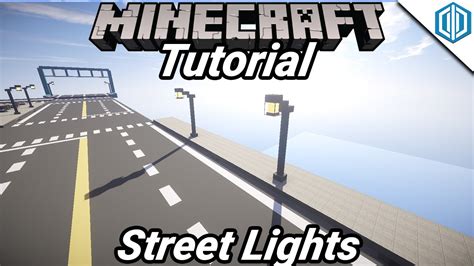 Minecraft - Modern City Tutorial - Street Lights (Let's Build A Modern ...