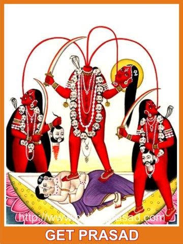 Chhinnamasta Navratri Prasad + Golden Poster + Durga Idol – OnlinePrasad.com