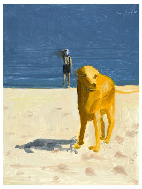 ALEX KATZ | UNTITLED (DOG ON THE BEACH) | Contemporary Curated | Contemporary Art | Sotheby's